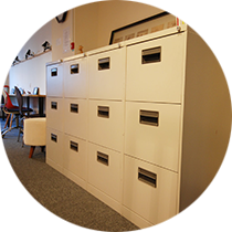 ファイルキャビネット使用料月額￥2,200（税込）